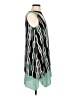 BCBGMAXAZRIA 100% Polyester Graphic Teal Casual Dress Size XS - photo 4