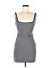 Zara Solid Gray Casual Dress Size M - photo 1