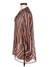 CAbi Stripes Brown Long Sleeve Blouse Size M - photo 5