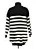 LUCCA 100% Acrylic Stripes Black Pullover Sweater Size M - photo 2