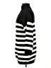 LUCCA 100% Acrylic Stripes Black Pullover Sweater Size M - photo 5