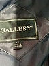 Gallery 100% Polyester Black Trenchcoat Size XS - photo 6