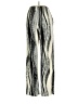 Vaara Animal Print Silver Casual Pants Size 0 (estimated) - photo 2