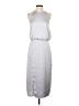 Theory 100% Polyester Gray Purple Casual Dress Size 2 - photo 1