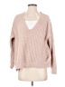 Express 100% Polyester Pink Pullover Sweater Size XS - photo 1