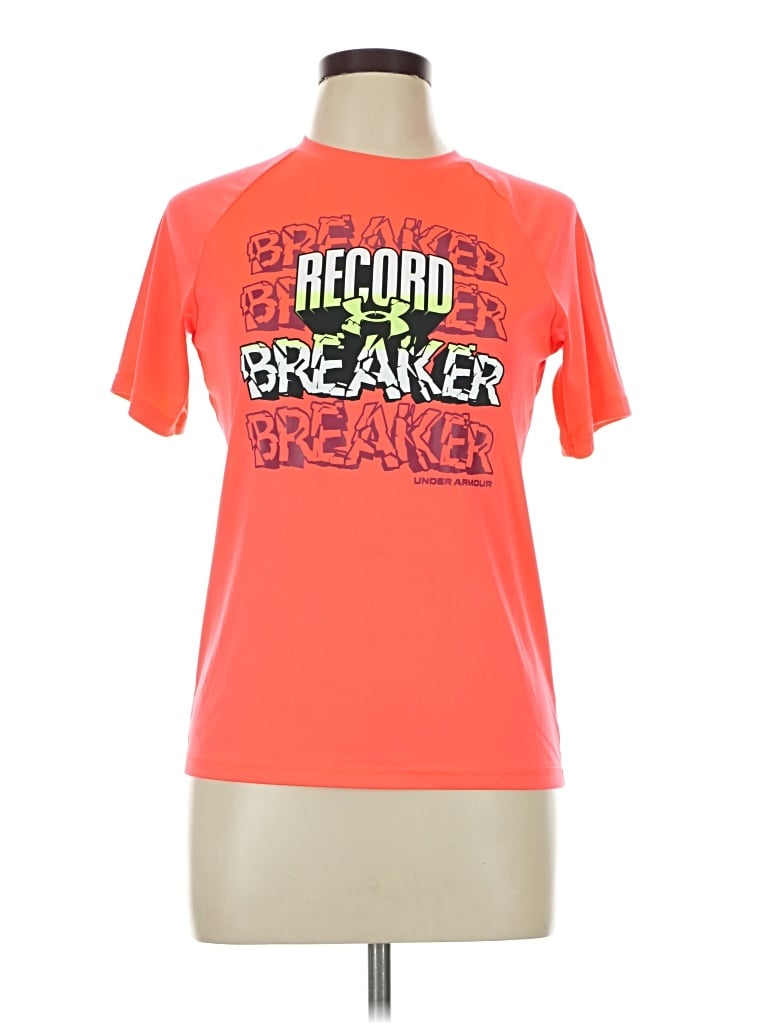 Pre-owned Under Armour Active T-shirt In Orange