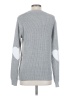 Unbranded 100% Acrylic Solid Silver Pullover Sweater Size S - photo 2