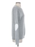Unbranded 100% Acrylic Solid Silver Pullover Sweater Size S - photo 4
