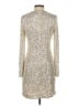 Eliza J Metallic Silver Gold Cocktail Dress Size 0 - photo 2