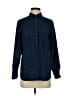 J.Crew Houndstooth Blue Long Sleeve Button-Down Shirt Size 2 - photo 1