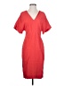 Lewit Solid Red Casual Dress Size 2 - photo 1