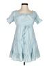Le Lis Blue Casual Dress Size S - photo 1