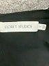 FLORET STUDIOS 100% Polyester Floral Black Casual Dress Size S - photo 7