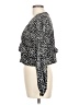 Brave Soul 100% Polyester Black Long Sleeve Blouse Size L - photo 5