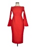 Missguided 100% Polyester Red Cocktail Dress Size 6 - photo 1