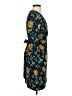 J.Crew 100% Polyester Print Blue Teal Cocktail Dress Size 0 - photo 4