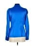 Intermix Blue Long Sleeve Silk Top Size 10 - photo 2