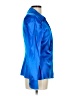 Intermix Blue Long Sleeve Silk Top Size 10 - photo 4