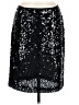 Calvin Klein 100% Polyester Stars Black Formal Skirt Size 6 - photo 1