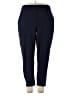 MTA Sport Solid Blue Active Pants Size 2X - photo 1