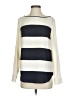 Ann Taylor 100% Polyester Stripes Ivory Long Sleeve Blouse Size XS - photo 1