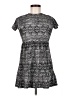 Love, Fire 100% Polyester Argyle Gray Casual Dress Size M - photo 1