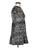 Love, Fire 100% Polyester Argyle Gray Casual Dress Size M - photo 4