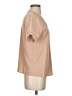 Unbranded 100% Polyester Tan Short Sleeve Blouse Size S - photo 4