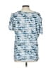 Emily Daniels Tie-dye Blue Short Sleeve T-Shirt Size L - photo 2