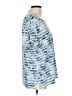 Emily Daniels Tie-dye Blue Short Sleeve T-Shirt Size L - photo 4