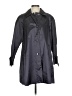 Gallery 100% Polyester Black Trenchcoat Size XS - photo 1