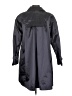 Gallery 100% Polyester Black Trenchcoat Size XS - photo 2