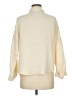 Automet Solid Ivory Long Sleeve Button-Down Shirt Size M - photo 2