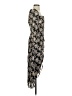 FLORET STUDIOS 100% Polyester Floral Black Casual Dress Size S - photo 4