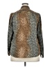 Dex 100% Polyester Animal Print Brown Long Sleeve Blouse Size 3X - photo 2