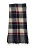 Unbranded Plaid Burgundy Blue Scarf One size - photo 2