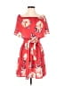 Unbranded Floral Red Casual Dress Size 0M - photo 1