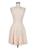Adore Solid Ivory Cocktail Dress Size M - photo 1