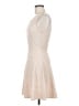 Adore Solid Ivory Cocktail Dress Size M - photo 5
