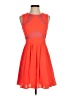 ASOS Color Block Orange Cocktail Dress Size 4 (petite) - photo 1