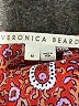 Veronica Beard Paisley Burgundy Casual Dress Size M - photo 6