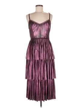 strapless open back dress Marchesa Notte Pleated Gown main image 0
