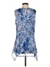 Fever 100% Polyester Blue Sleeveless Blouse Size S - photo 2