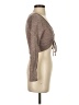 Harve Benard Brown Long Sleeve Top Size S - photo 4
