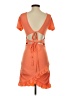Shein Orange Cocktail Dress Size 2 - photo 2