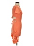 Shein Orange Cocktail Dress Size 2 - photo 4