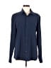 14th & Union Solid Blue Long Sleeve Blouse Size M - photo 1