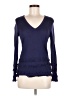 Trina Turk 100% Merino Wool Blue Wool Pullover Sweater Size M - photo 1