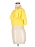 Self Esteem 100% Rayon Yellow Short Sleeve Top Size XL - photo 5