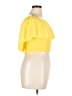 Self Esteem 100% Rayon Yellow Short Sleeve Top Size XL - photo 4
